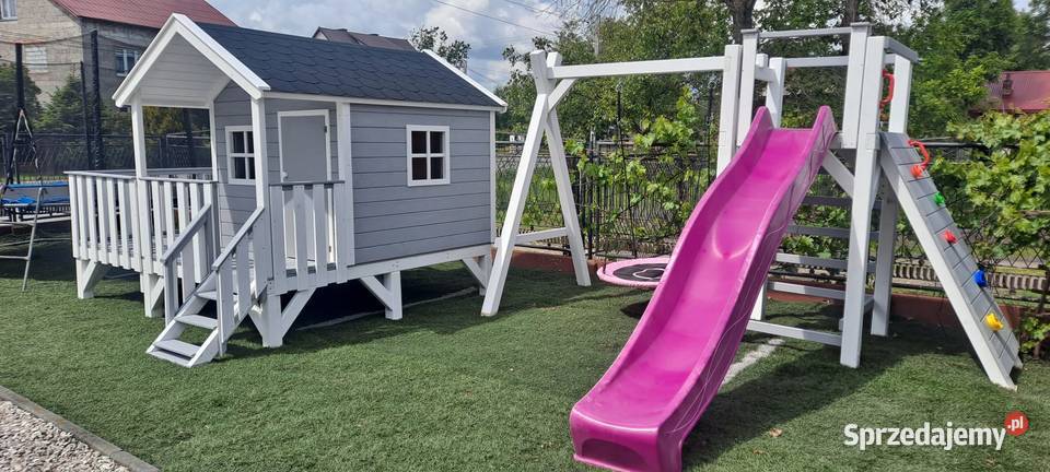 Domek dzieci plac zabaw Szczucin