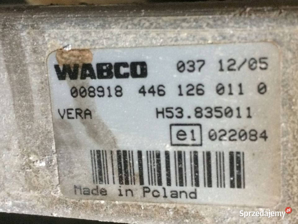 Sterownik Retarder VOITH MP2 0004462815 ciężarowe Układ elektryczny