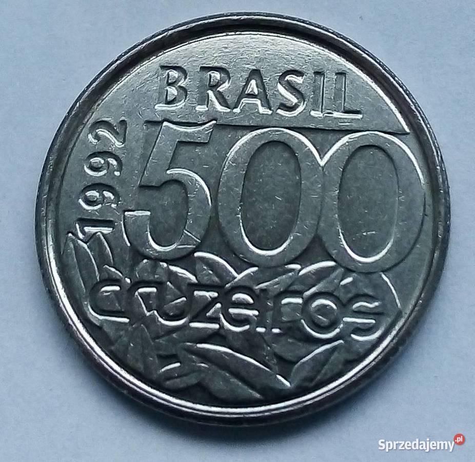 BRAZYLIA500 CRUZEIROS1992 r Numizmatyka Legionowo