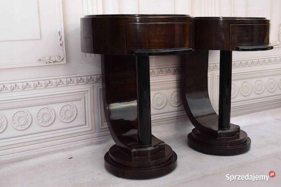 Stoliki Nocne Art Deco Szafki Stół Sypialnia Meble Kraków