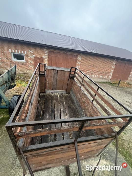 Dwukółka przyczepka nieuszkodzony Rolnictwo Bychawa