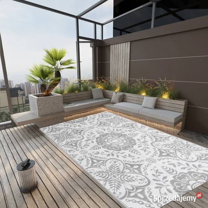 Dywan zewnętrzny ARAKIL Jasnoszary 140x200 Warszawa