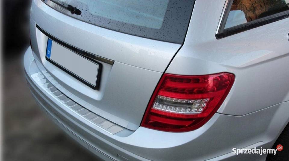 Listwa nierdzewna progu bagażnika Mercedes S204 Trojanów