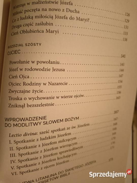 sprawiedliwy Józef książki Warszawa księgarnia miękka sprzedam
