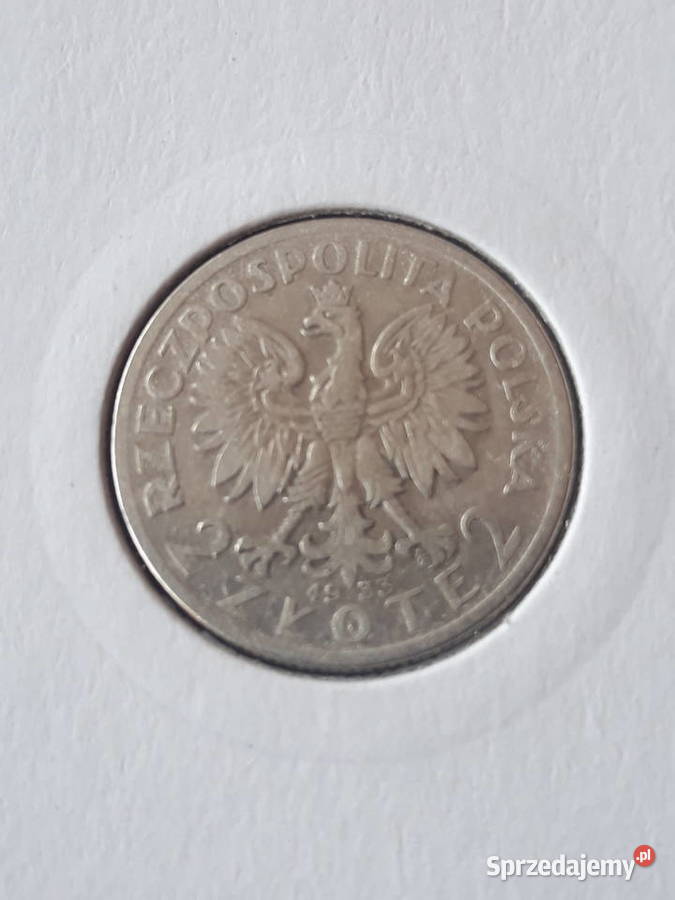 2 Głowa kobiety 1933 r 7 Numizmatyka Antyki, Sztuka, Kolekcje Konin