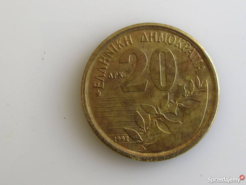 Moneta 20 Drachm 1992 Grecja Olecko
