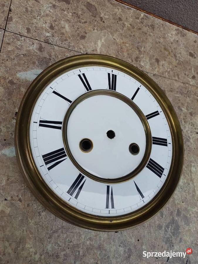 802 Tarcza 185 starego zegara tzw porcelanka Tczew