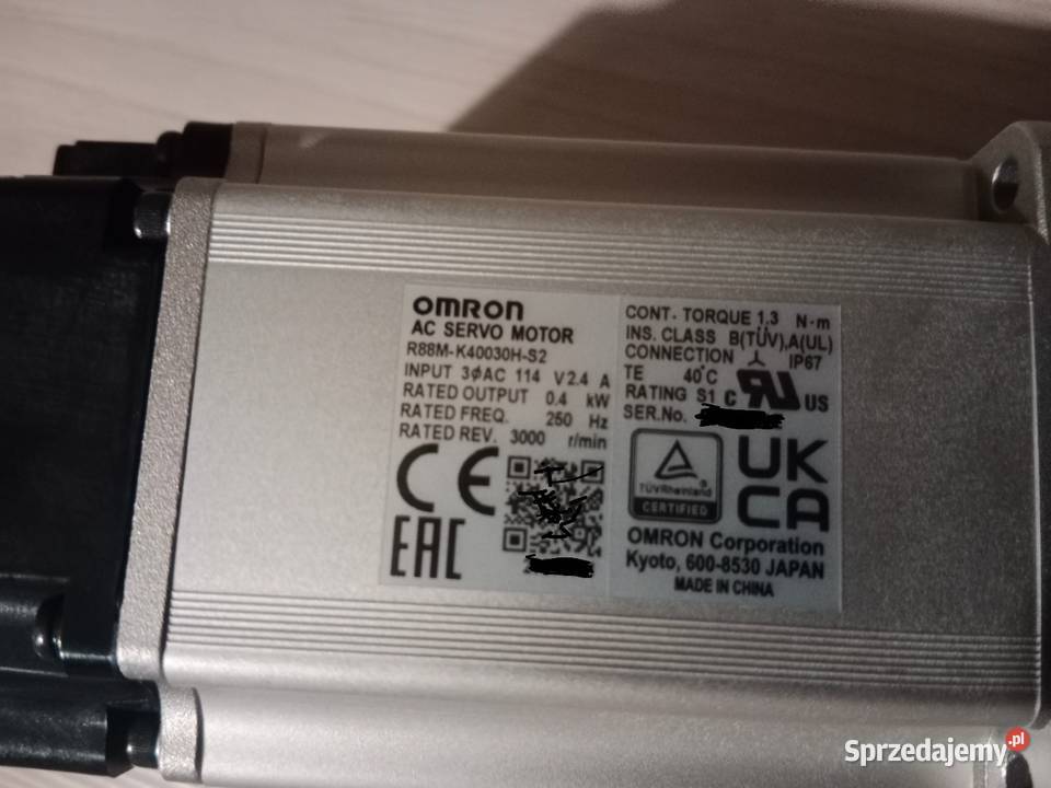 Servo motor Omron R88MK40030HS2 Ropczyce