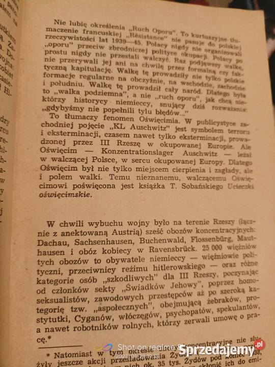 Sobański książki Ucieczki oświęcimskie Warszawa