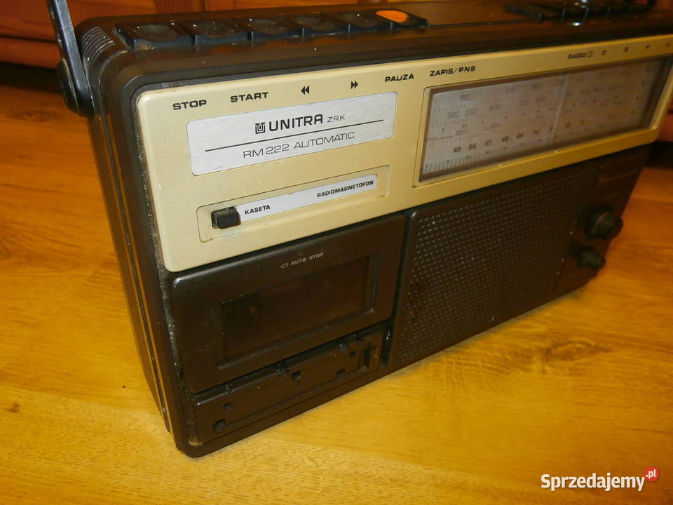 Radiomagnetofon UNITRA ZRK KASPRZAK RM 222 łódzkie Łódź