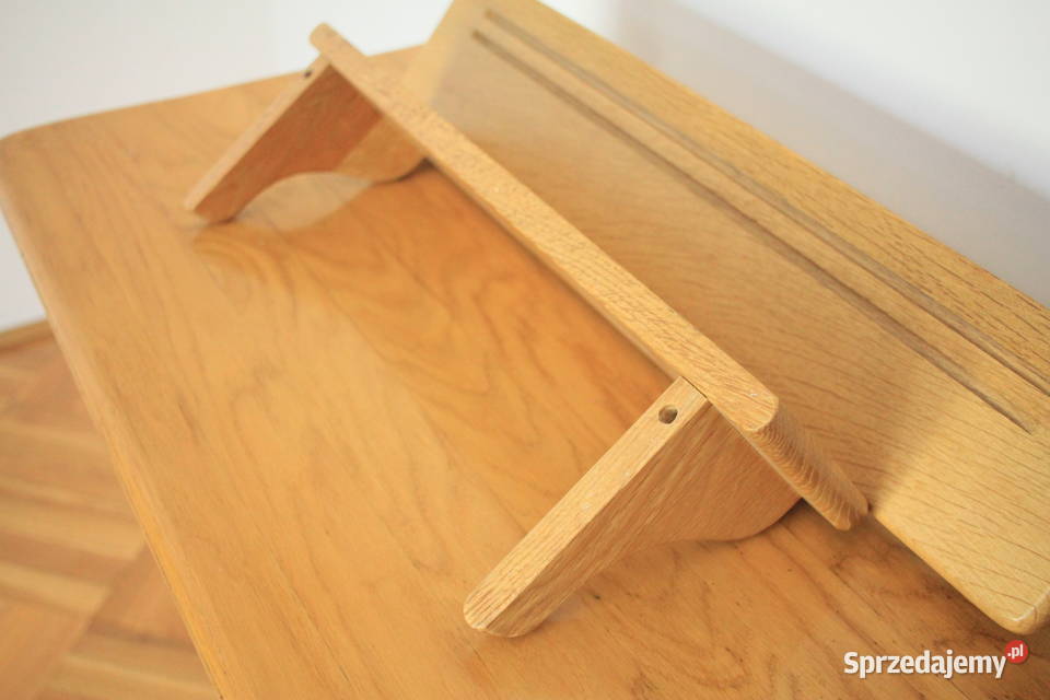 Dwie półki dębowe masywne Góra