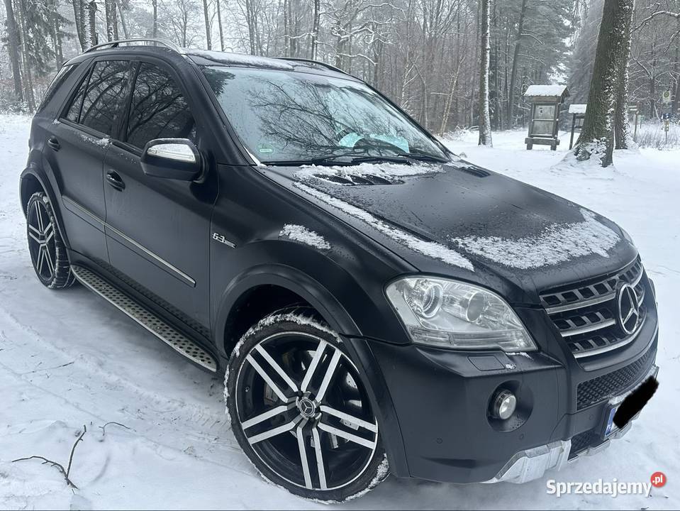 ML 63 AMG Czarny mat Alu 22 LPG STAG bluetooth Szczecinek sprzedam