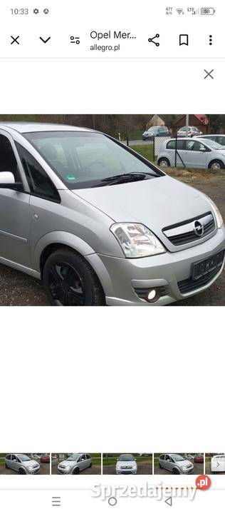 Opel Meriva 16 części 2006 16 Z16XEP