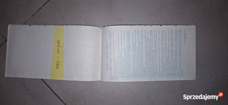 Unikatowa Mapa Campingi w Polsce 1981 Oryginał wielkopolskie Kalisz