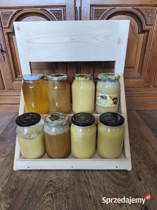 Ekspozytor stojak regał do eksponowania słoików