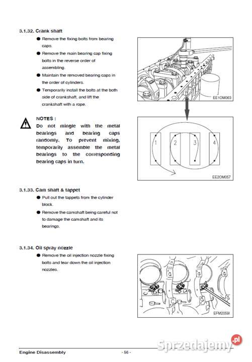 DOOSAN DV 11 silnik Instrukcja Napraw Książki i Podręczniki Gdańsk