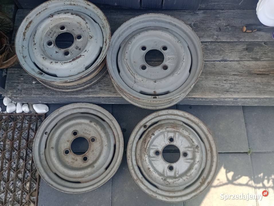 Zabytkowe felgi Skoda OctaviaSpartak 58r Bobrek