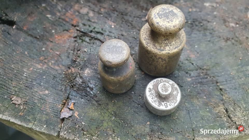 Ciężarki wagowe obciążniki PRL duże i małe do Warszawa