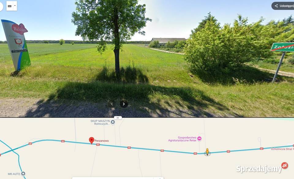 Działka budowlana gmina Czerwonka powiat Perzanowo