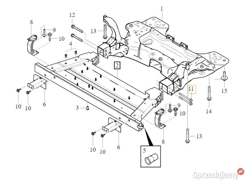 VOLVO C40 XC40 sruba ramy belki zawieszenia dolnośląskie Bielany Wrocławskie