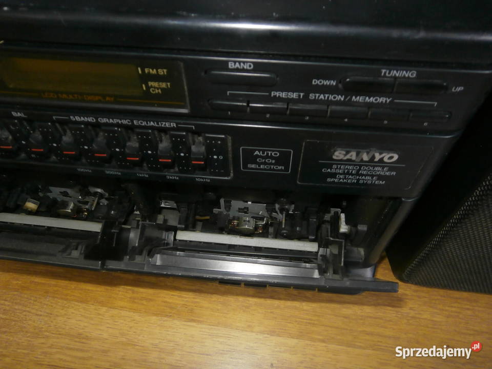 Radiomagnetofon BOOMBOX SANYO M W232LOET sprawny Łódź