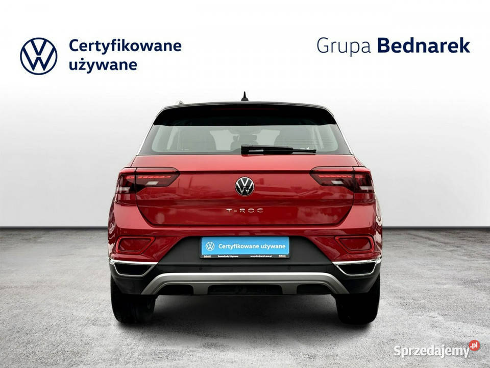 Volkswagen TRoc Bezwypadkowy Salon Polska Serwis ESP Łódź