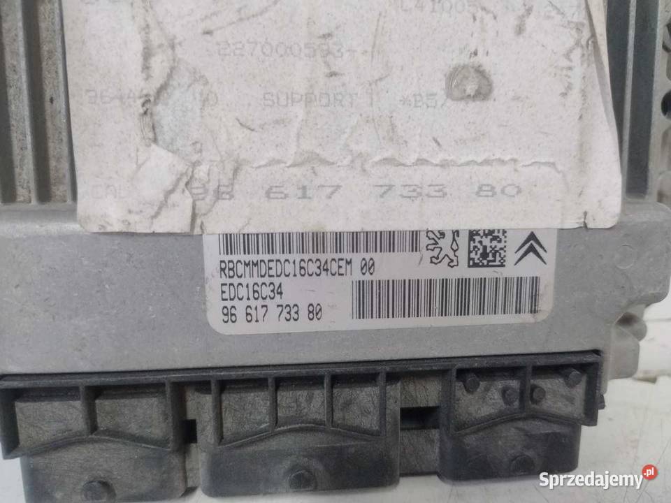 KOMPUTER SILNIKA CITROEN C4 PICASSO 16 HDI