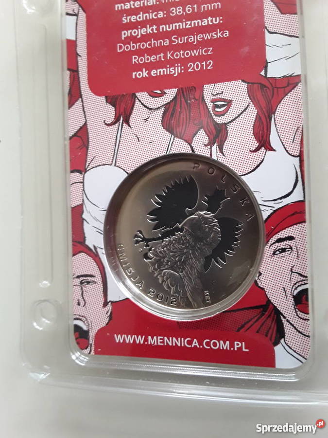 Srebrny numizmat Mistrzostwa Euro 2012 Wrocław Warszawa