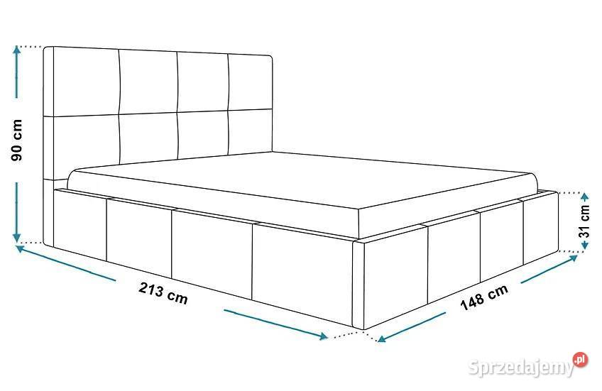 Łożko tapicerowane slim I 140x200 KOLORY DO Łóżka pomorskie Gdańsk