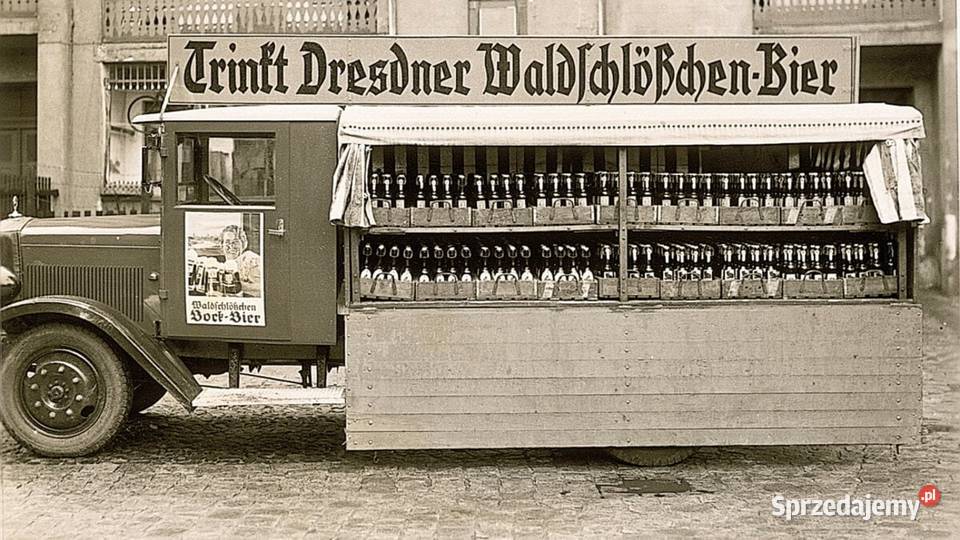 butelka piwie 1938r niemcy Warszawa