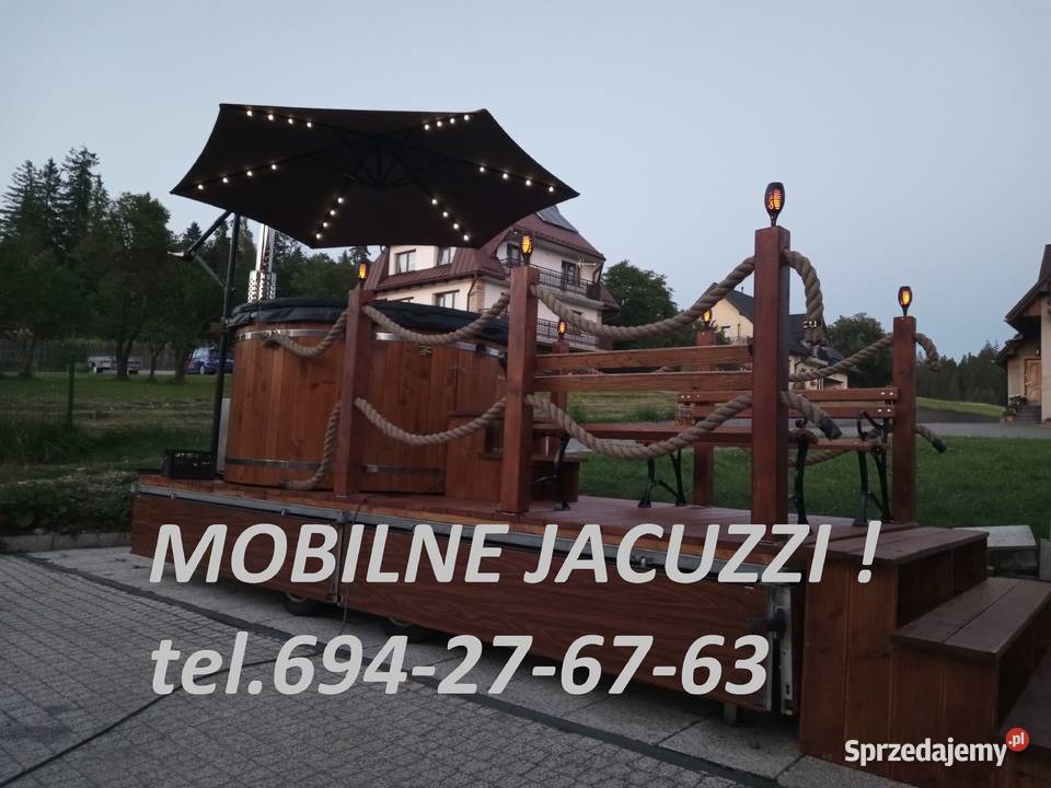 Mobilne Jacuzzi Balia imprezy okolicznościowe u Nowy Targ