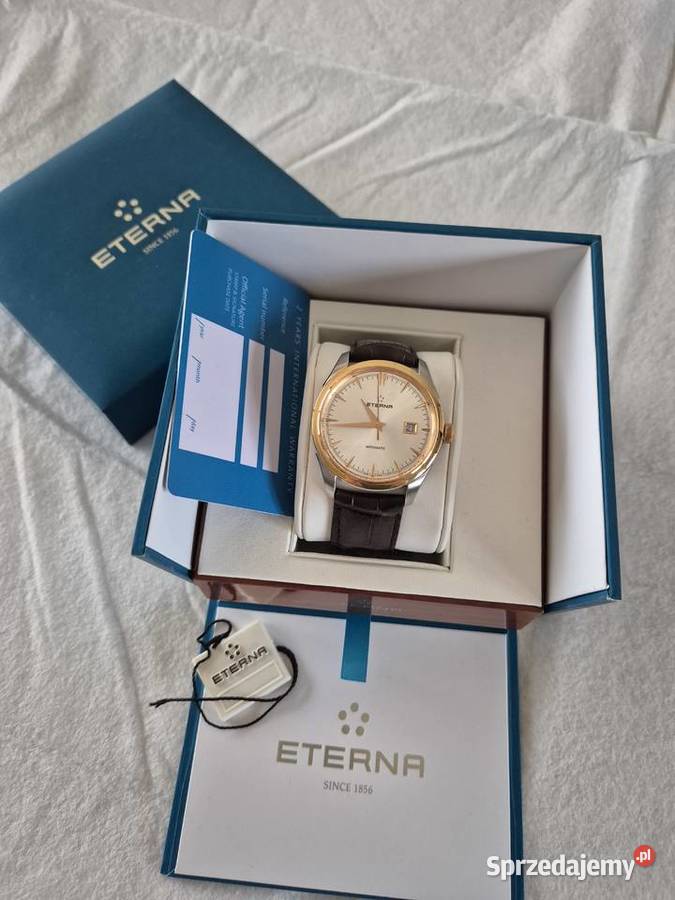 Zegarek męski Eterna 1948 Legacy Date dolnośląskie Dębina sprzedam