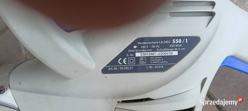 Elektryczne nożyce do żywopłotu małopolskie Zakliczyn