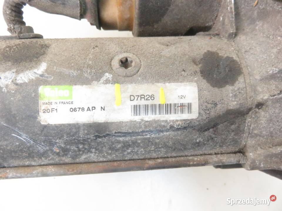 ROZRUSZNIK PEUGEOT 406 20 HDI D7R26 osobowe Układ elektryczny, zapłon