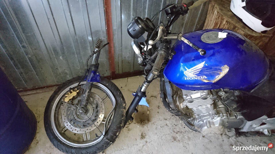 Honda CB500 powypadkowa zarejestrowana 500cm3 warmińsko-mazurskie Iława sprzedam
