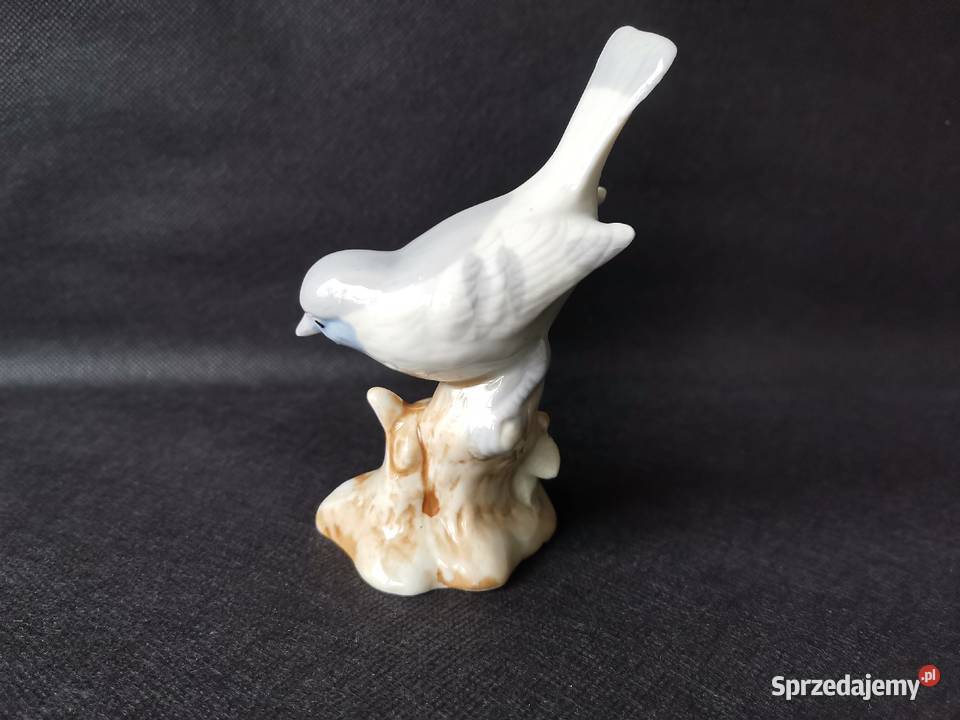 Stara figurka porcelanowa Ptak Katowice