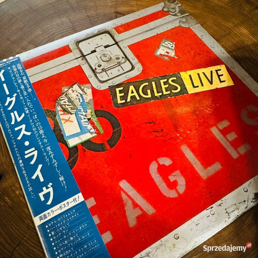 Eagles Eagles Live NMNM Japan Obi 2LP 1980 2 płyty Płyty i kasety Gdynia sprzedam