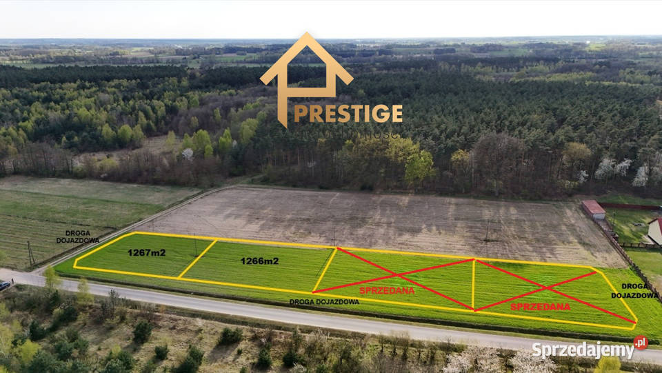 Działki budowlane lesieNowy Świat gmina 58zł/m2 Nowy Świat sprzedam