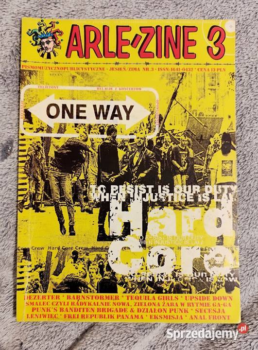 Arlezine 3 Jesieńzima 2001 Fanzine punk hardcore śląskie
