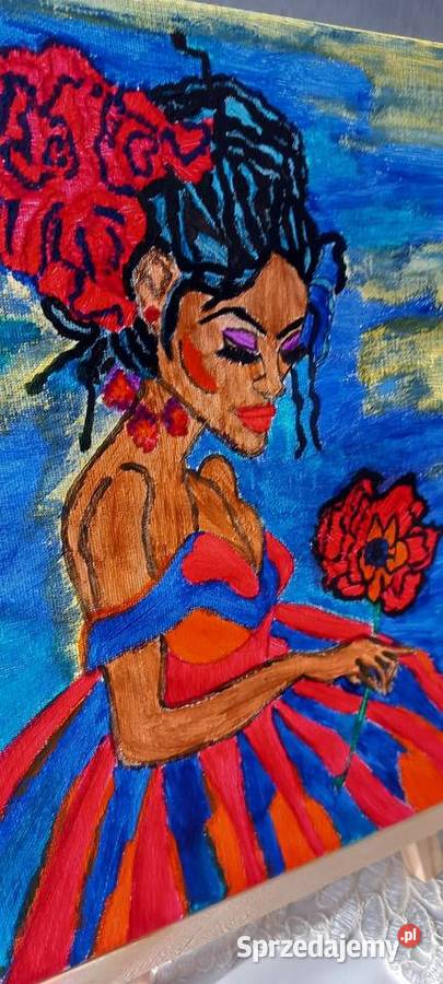 Obraz kobiety 24x30 Obrazki i obrazy Bydgoszcz