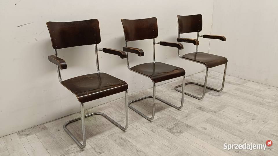 krzesła Bauhaus chrom Mucke Melder Robert Slezak Meble