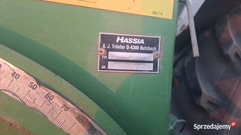 Siewnik Hassia DK300 3 metry nieuszkodzony Sieradz