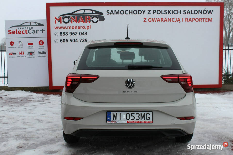 Volkswagen Polo 10 TSI 95 Salon Polska Serwis elektryczne lusterka Włocławek