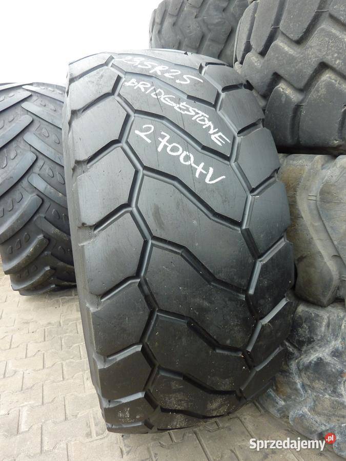 Opona używana przemysłowa 235R25 BRIDGESTONE VJT Zaścianki