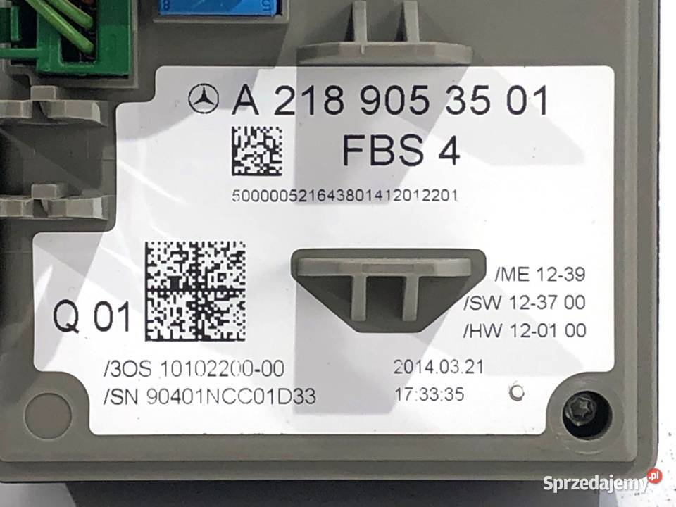 STACYJKA MERCEDES W212 A2189053501 21 204 0916 osobowe