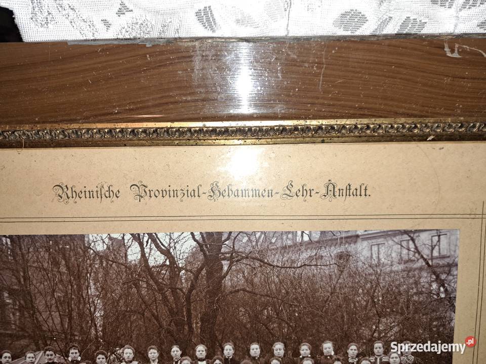 Stary obraz zdiecie szklem 188889 sprzedam