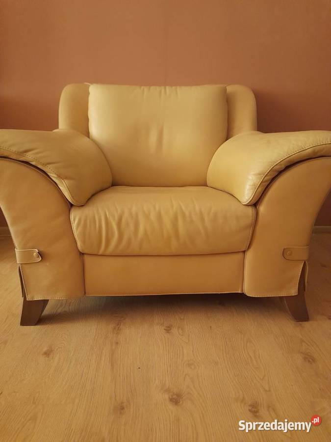 Zestaw wypoczynkowy skórzany wielkopolskie Międzychód sprzedam