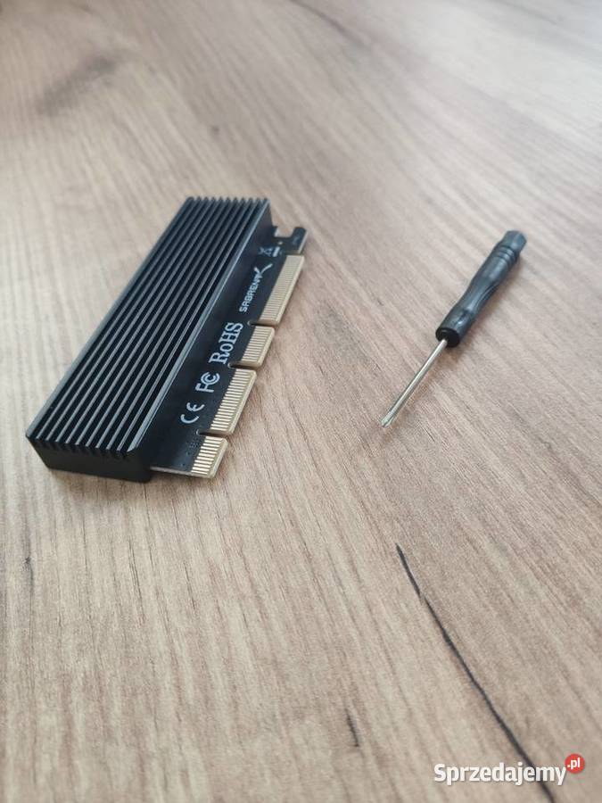 SABRENT Adapter M2 NVMe SSD PCIe x16 4 dyski z świętokrzyskie Włoszczowa