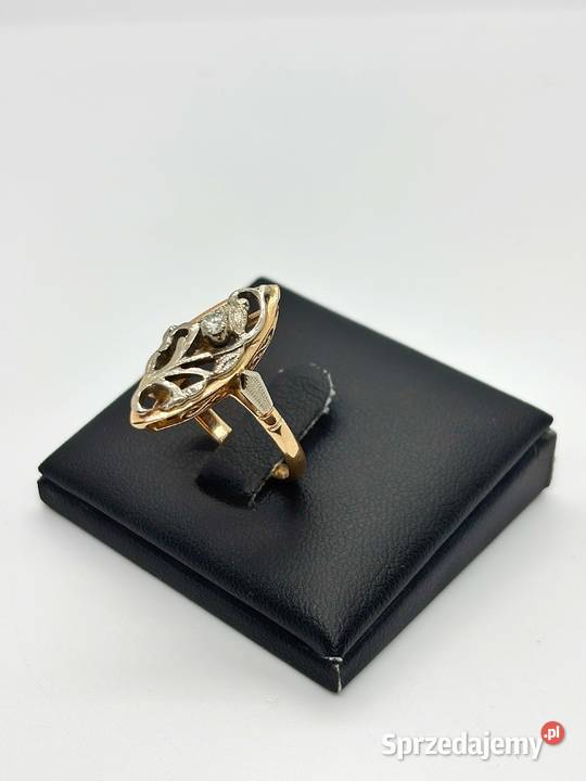 Złoty pierścionek pr 583 480g Rozmiar 14 z