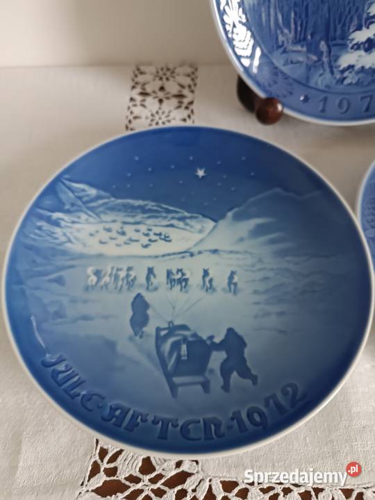 Kolekcjonerskie talerze zima Gorlice